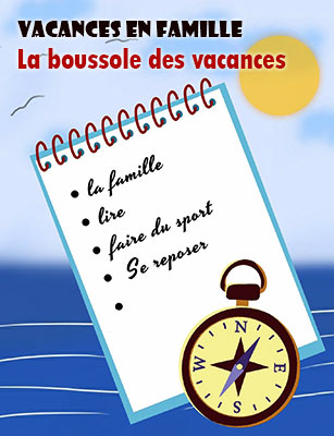 La boussole des vacances